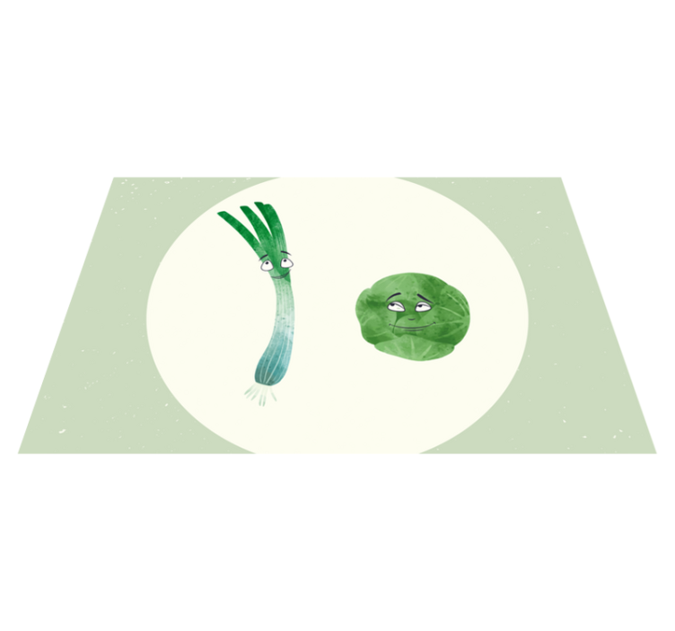 Purjo ja ruusukaali kuva lasten pöytätabletti - Tenstickers