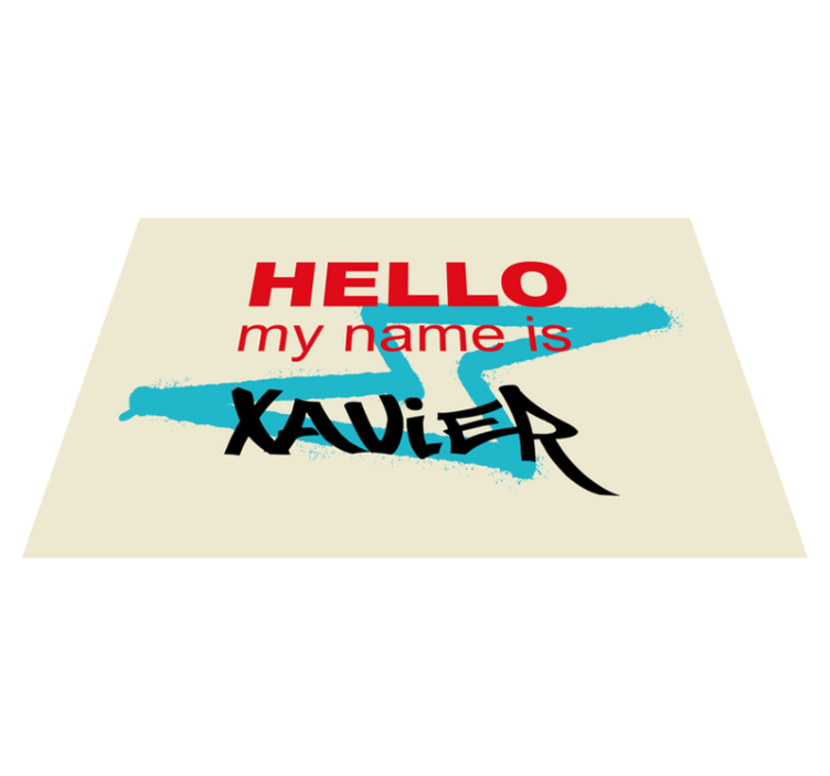 Pöytätabletti nimikylteillä - Tenstickers