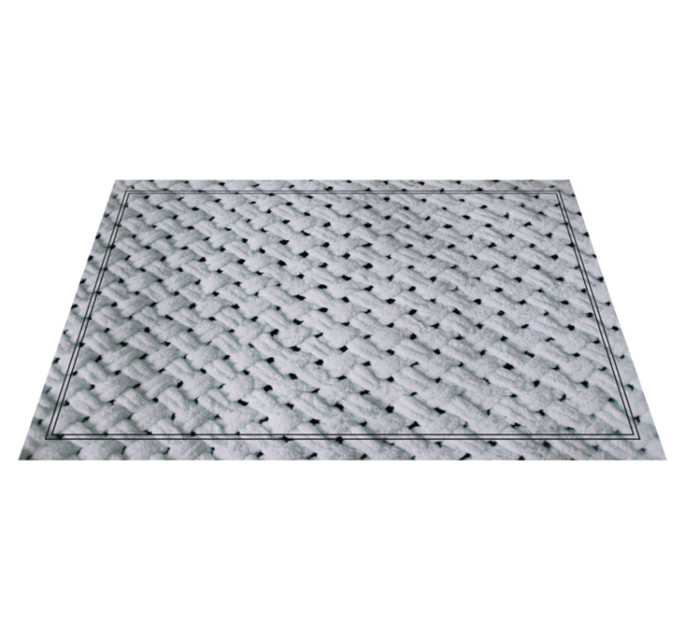 Kudottu kuvio pinta pöytätabletti - Tenstickers