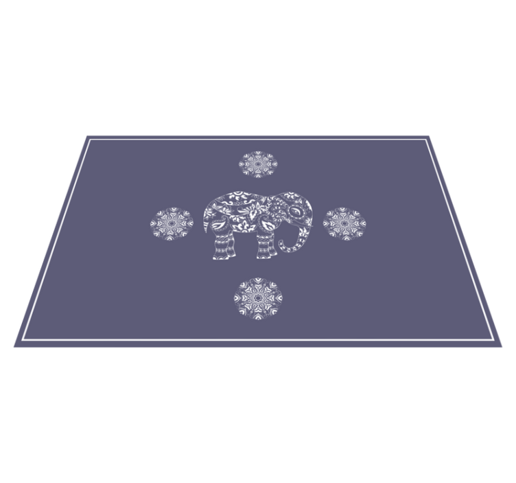 Alkuperäinen pöytätabletti norsukuviointi - Tenstickers