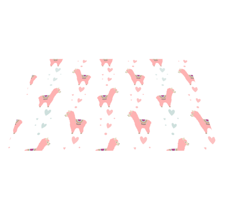 Söpö llama-kuvio lasten pöytätabletti - Tenstickers