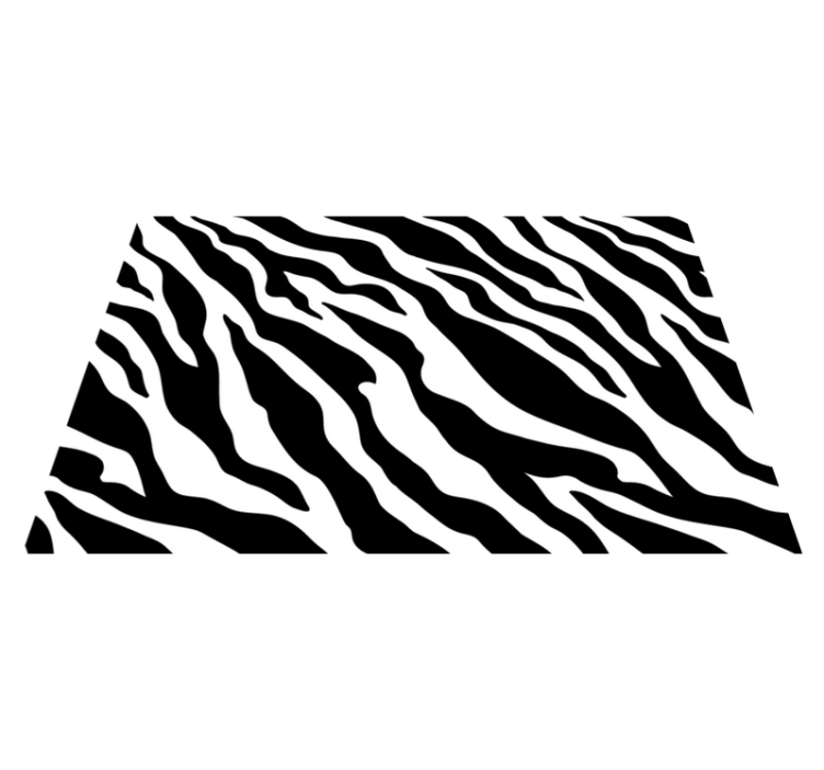 Zebra raidallinen pöytätabletti - Tenstickers