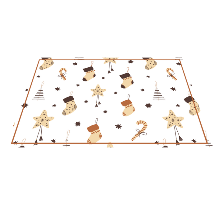 Joululahjat kimalteleva kuvio jouluinen pöytätabletti - Tenstickers