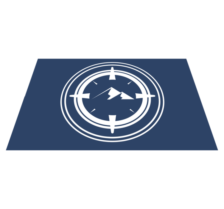 Pöytätabletti moderni vuoristokompasseja grafiikka - Tenstickers