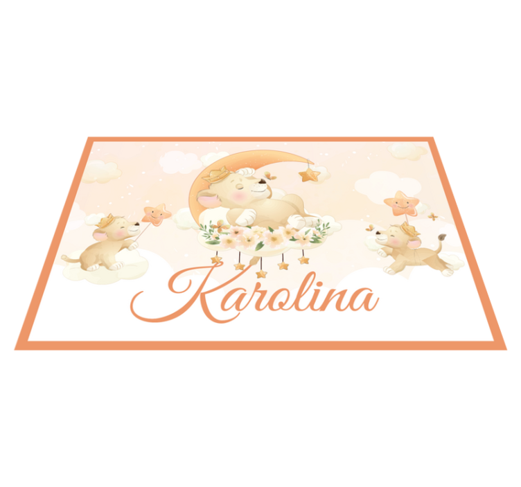 Leikkisät leijona-pennut lasten pöytätabletti - Tenstickers