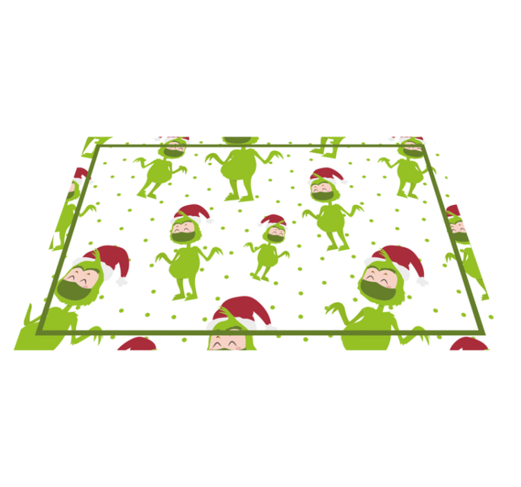 Iloiset grinch-hahmot jouluiseen pöytätablettiin - Tenstickers