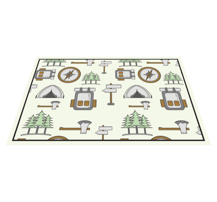 Retkeilykassi kulho, headchet, kompassi lasten pöytätabletti - Tenstickers