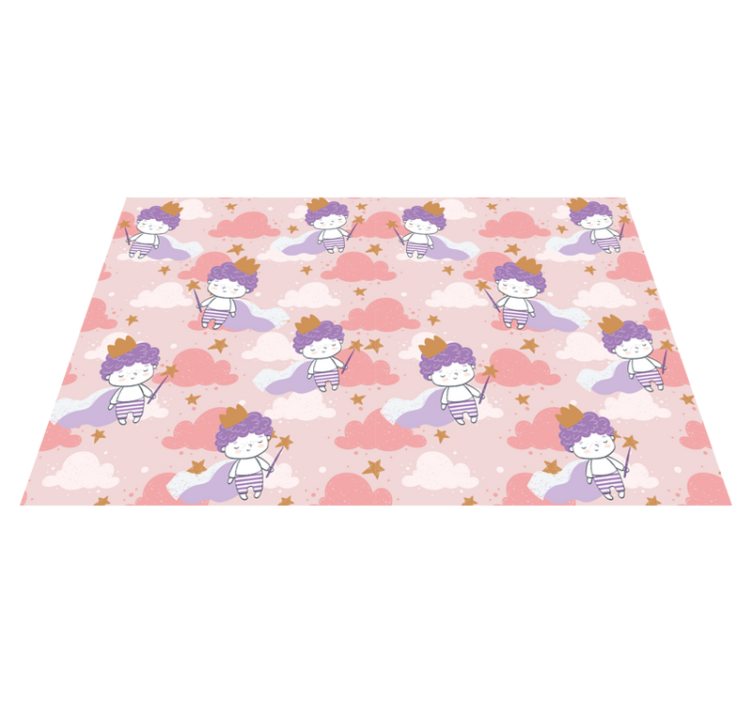 80 -luvun pieni prinssi kruunulla lasten pöytätabletti - Tenstickers