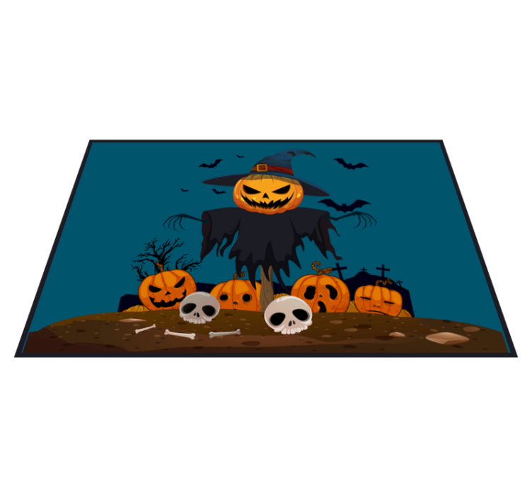 Halloween pelottava kurpitsapöytätabletti - Tenstickers