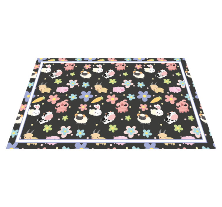 Viehättävät eläinkuvitukset lasten pöytätabletti - Tenstickers