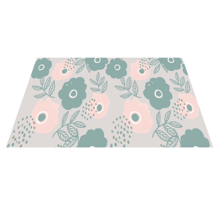 Kukkateema lainauksella pöytätabletti tekstillä - Tenstickers