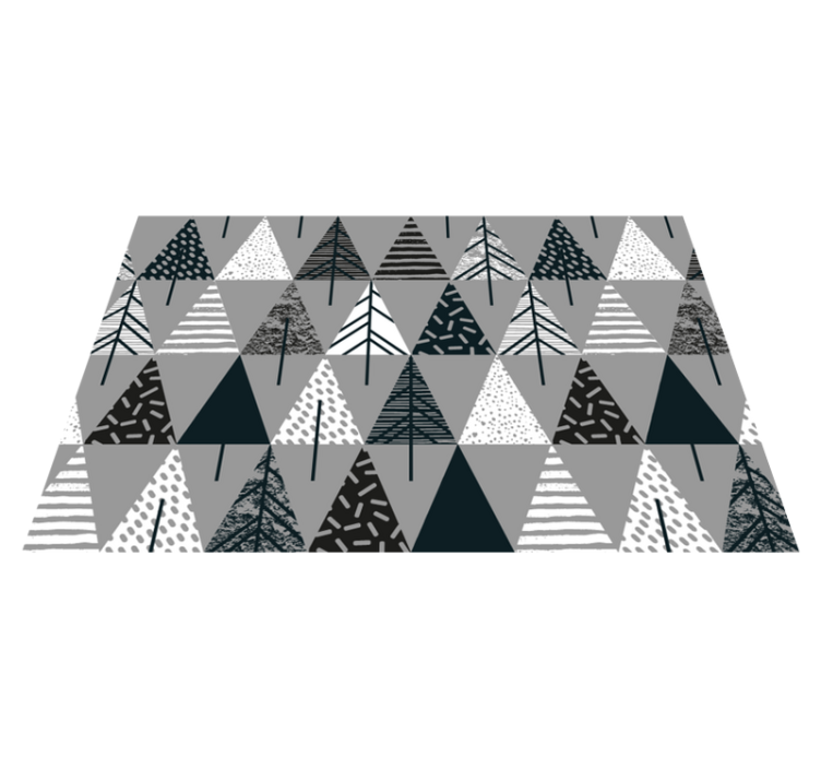 Tyylitelty mäntykuvio jouluinen pöytätabletti - Tenstickers