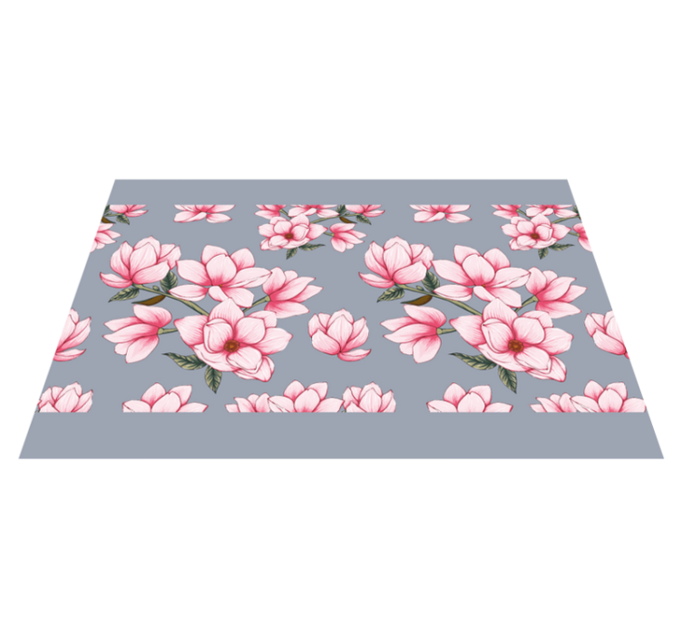 Kauniita magnolia kukkia vnyl placemats - Tenstickers