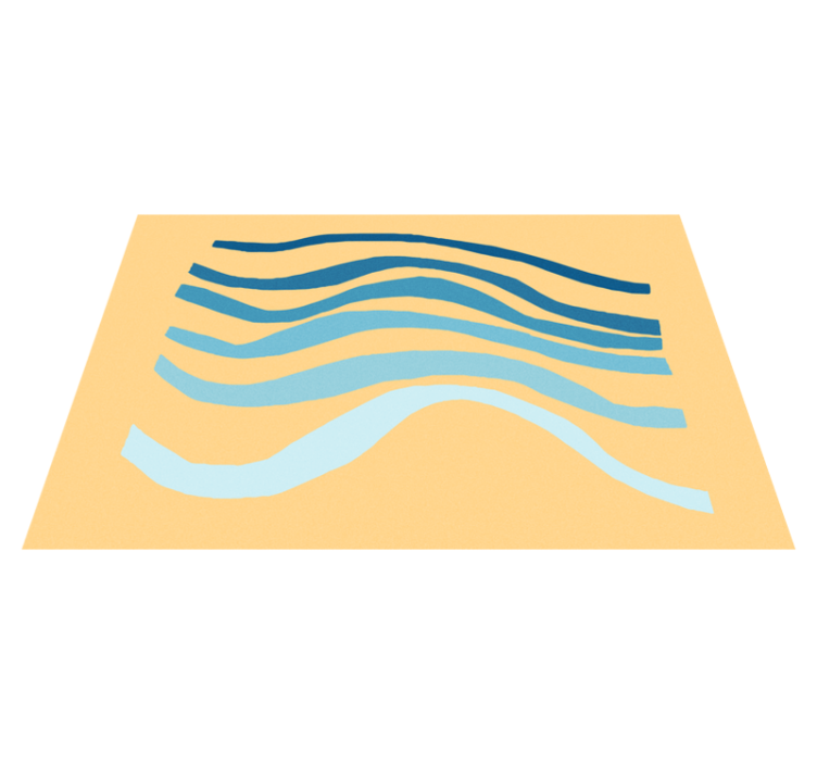 Pöytätabletti moderni aaltoileva muotoilu - Tenstickers