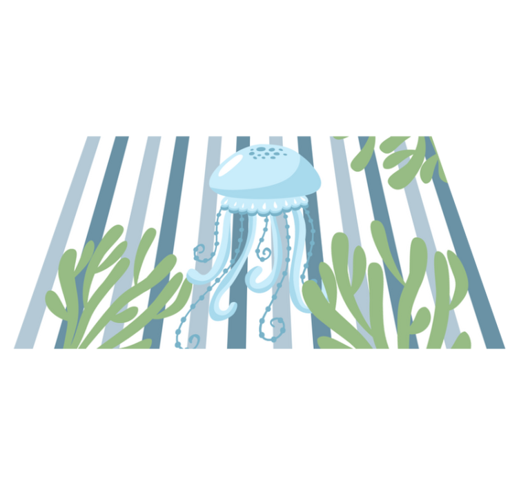 Alkuperäinen pöytätabletti meduusakuvastolla - Tenstickers