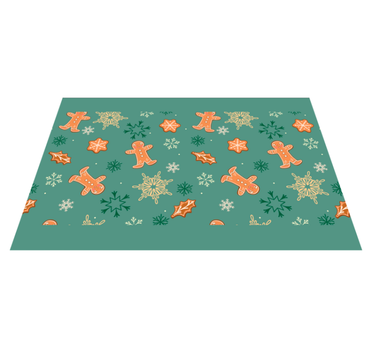 Piparkakkukuvioinen jouluinen pöytätabletti - Tenstickers