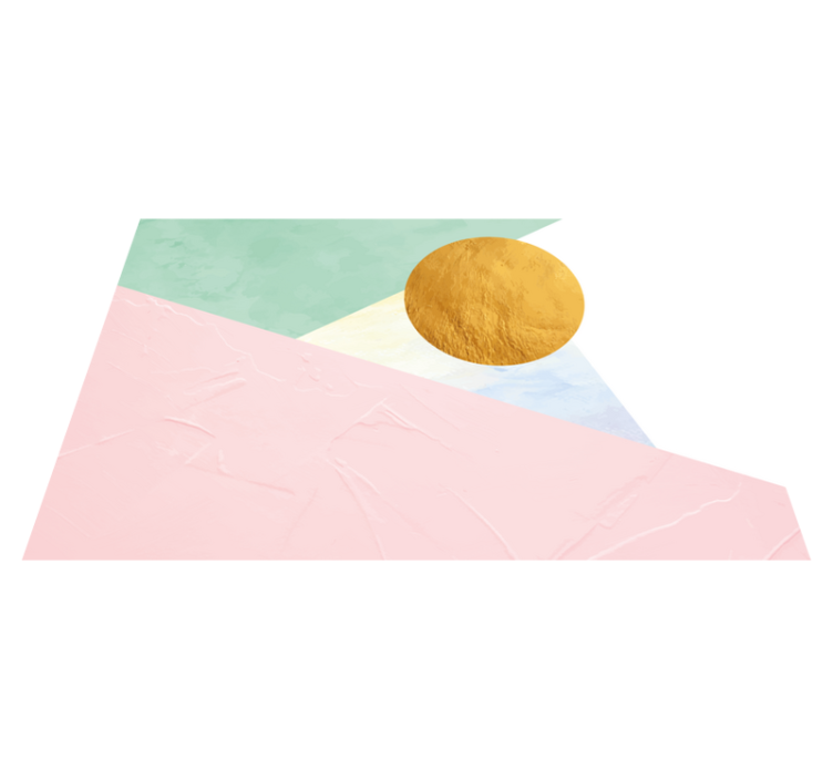 Pöytätabletti moderni teksturoitu geometria - Tenstickers