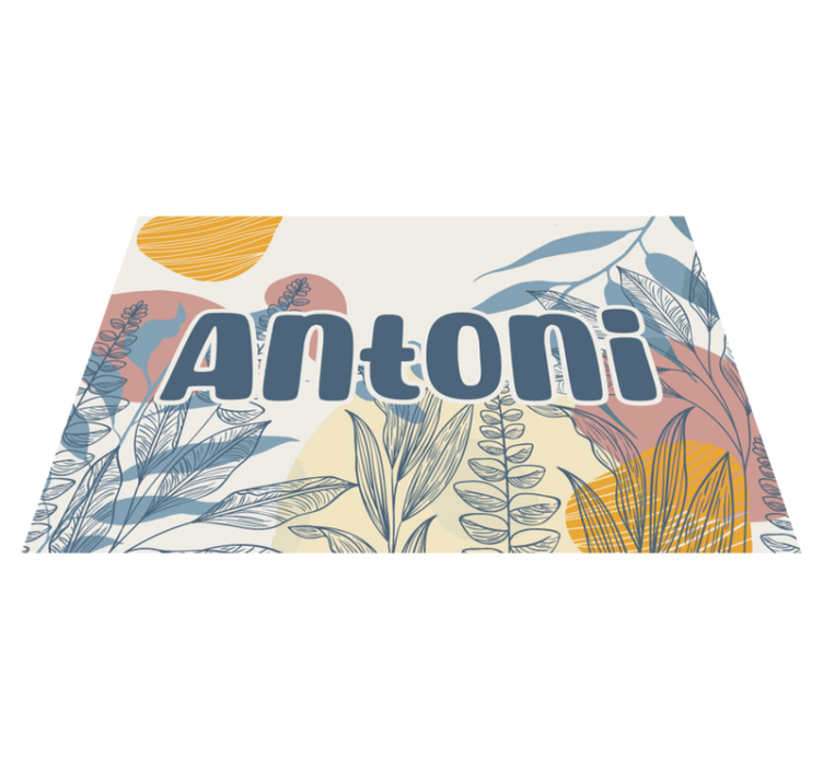 Tyylikäs nimi suunnittelualkuperäinen pöytätabletti - Tenstickers