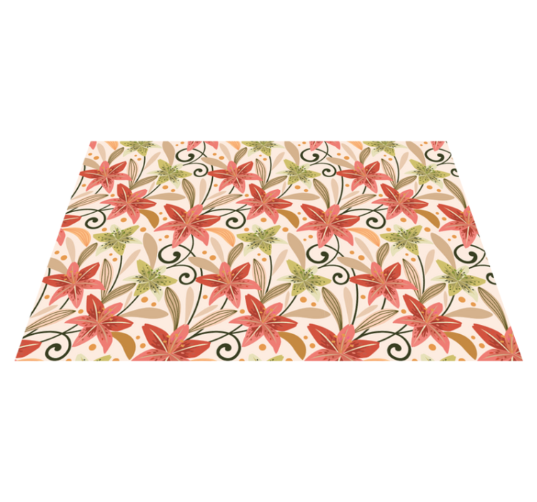 Alkuperäinen pöytätabletti eloisa kukkaelementti - Tenstickers