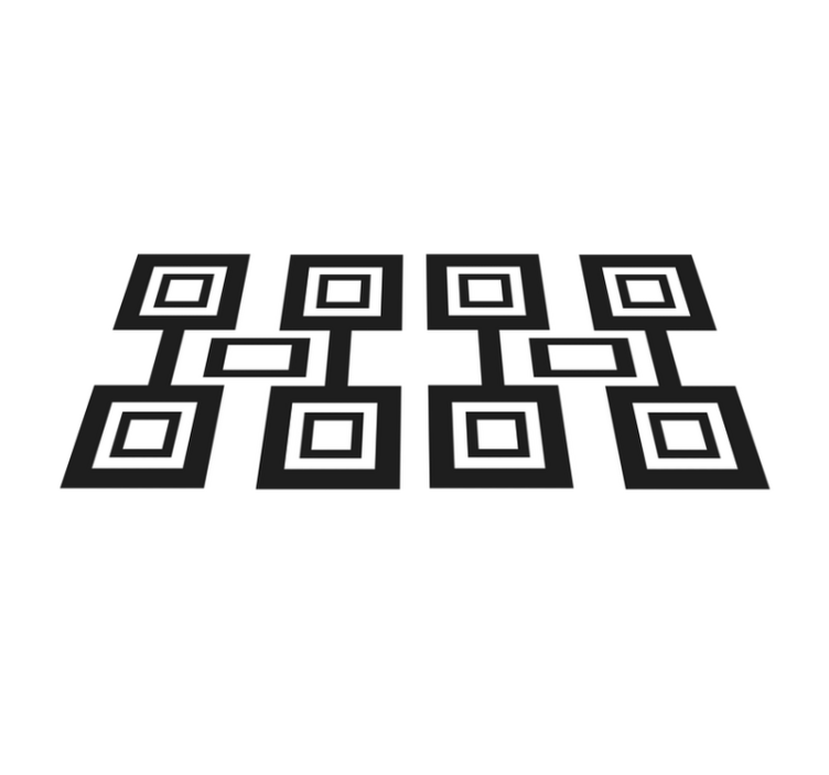 Pöytätabletti moderni neliökuvio - Tenstickers