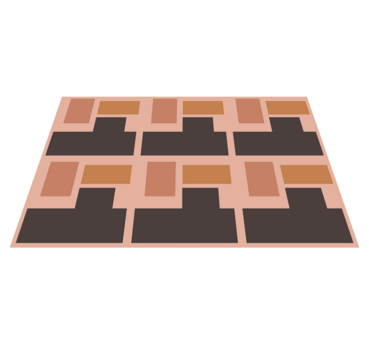 Abstrakti geometrinen asettelu pöytätabletti moderni - Tenstickers