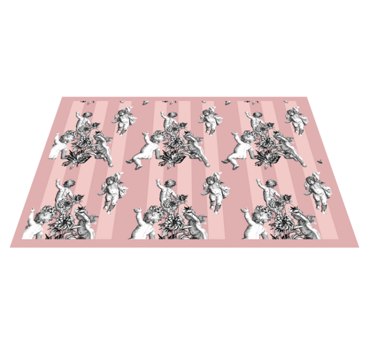 Alkuperäinen pöytätabletti enkelikuoro kukat - Tenstickers