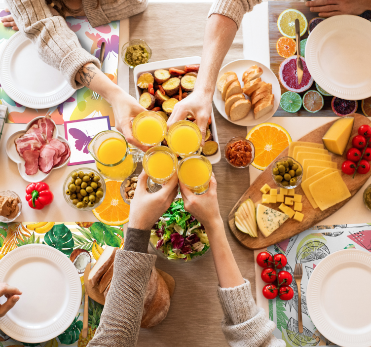 Alkuperäinen pöytätabletti sitrushedelmien asetelma - Tenstickers