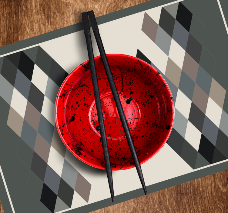 Geometrinen kuviopinta pöytätabletti moderni - Tenstickers