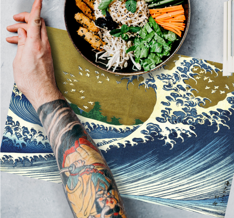 Kaijo no fuji Suorakulmainen pöytätabletti - Tenstickers