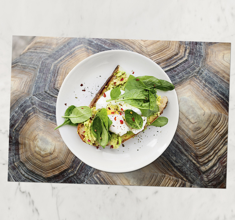 Kilpikonna kuori kilpikonna placemats - Tenstickers