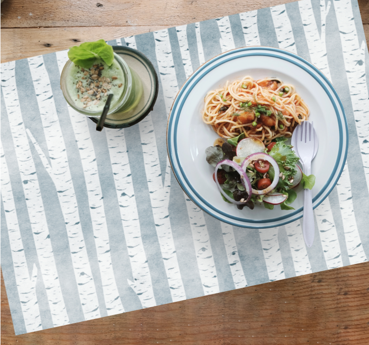 Koivu pohjoismaiseen tyyliin Alkuperäinen pöytätabletti - Tenstickers