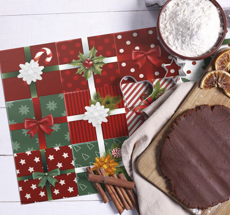 Ihana lahja pakkaus jouluinen pöytätabletti - Tenstickers