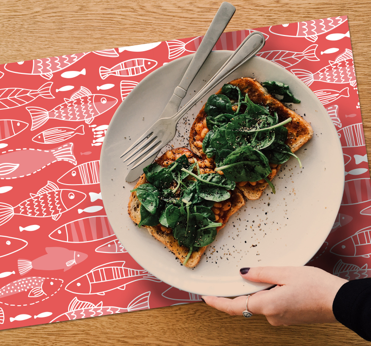 Monia kaloja meren alla pöytätabletti kotiin - Tenstickers