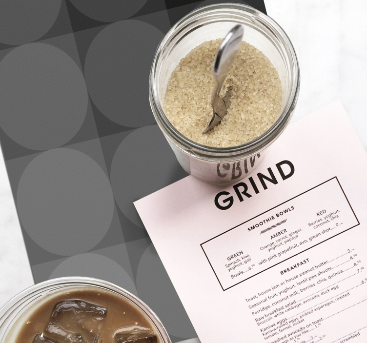 Tyylikäs musta pallo kuvio pöytätabletti - Tenstickers