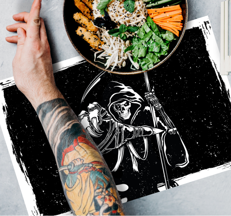 Paha siluetti alkuperäinen tarra pöytätabletti moderni - Tenstickers