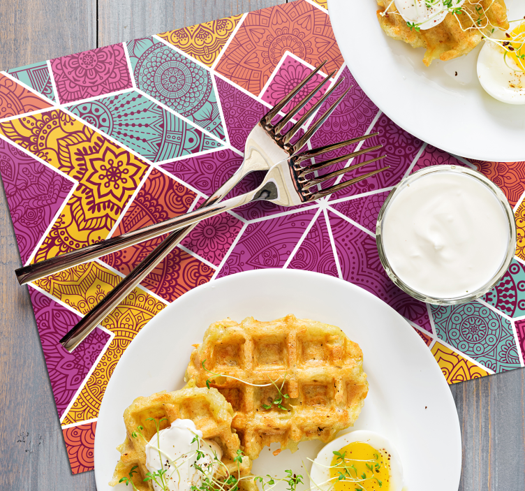 Kaunis mosaiikki Muut värit pöytätabletti - Tenstickers