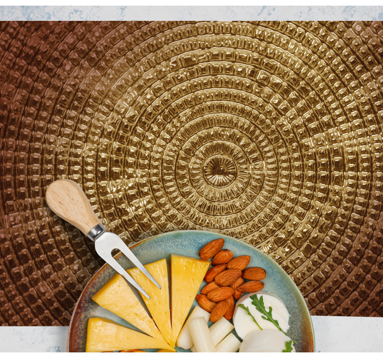 Pyöreä muotoilu pöytätabletti moderni - Tenstickers