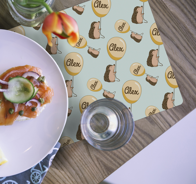 Ihana silli ja ilmapallo pöytätabletti kotiin - Tenstickers