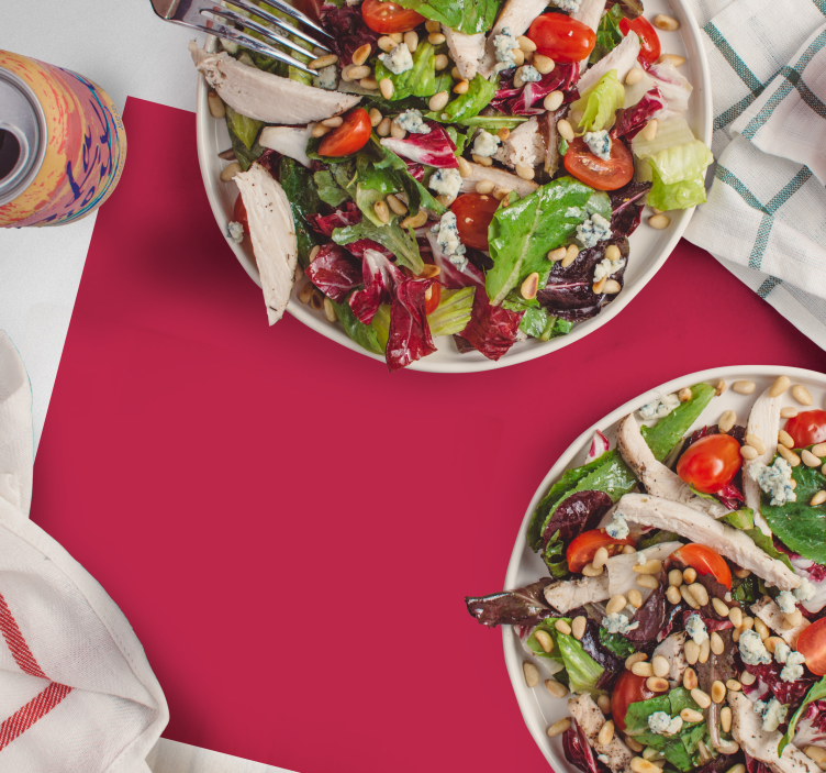 Viva magenta pöytäalusta - Tenstickers