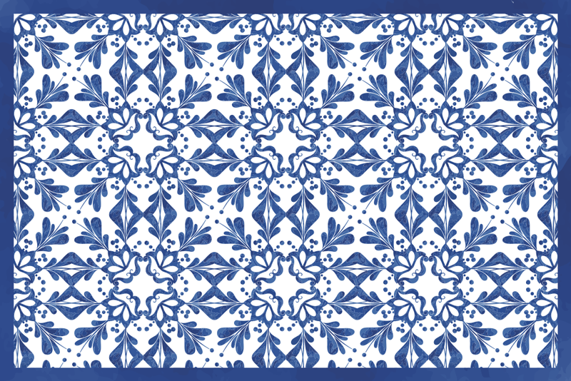 Klassinen sininen hydrauliikka alkuperäinen pöytätabletti - Tenstickers