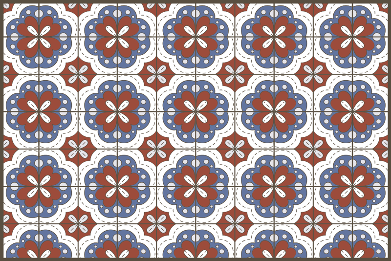 Punainen hydrauliikka alkuperäinen pöytätabletti - Tenstickers