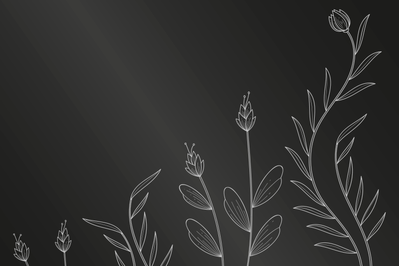 Tyylikkäitä kasveja pöytätabletti - Tenstickers