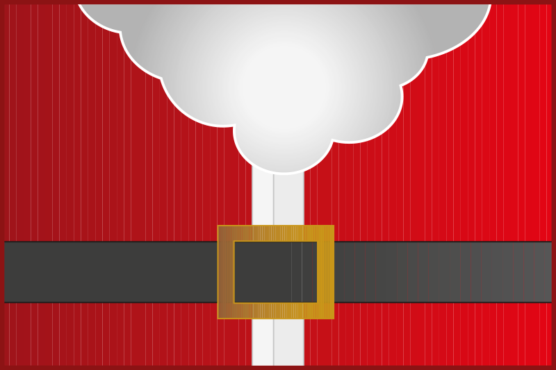 Ihana jouluinen joulupukki pöytätabletti - Tenstickers