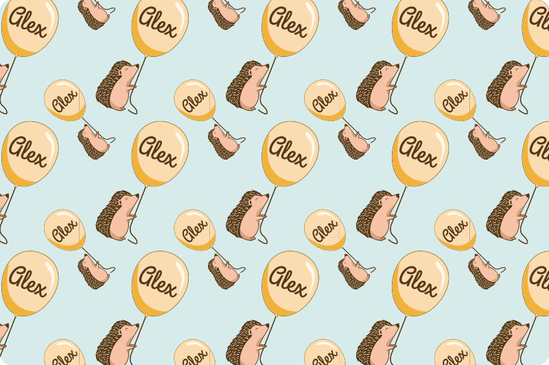 Ihana silli ja ilmapallo pöytätabletti kotiin - Tenstickers