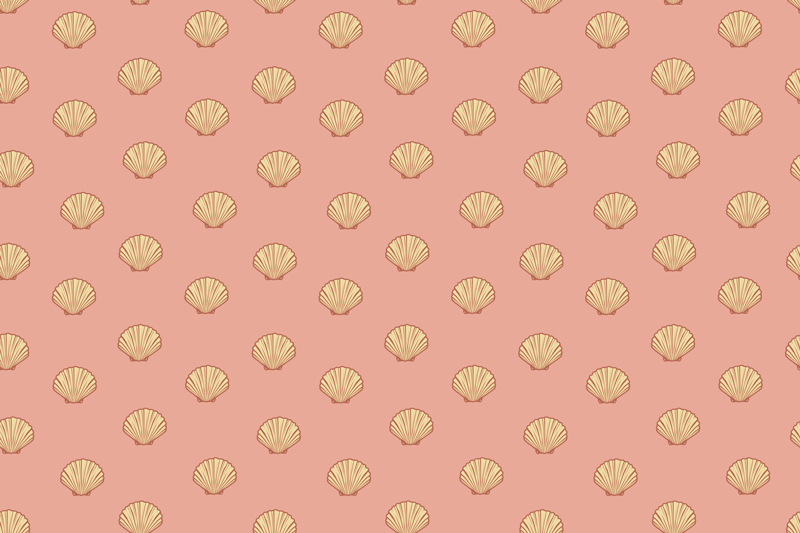 Alkuperäinen pöytätabletti kuorikuvioilla - Tenstickers