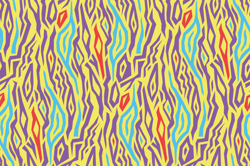 Värikäs abstrakti kuvio pöytätabletti - Tenstickers