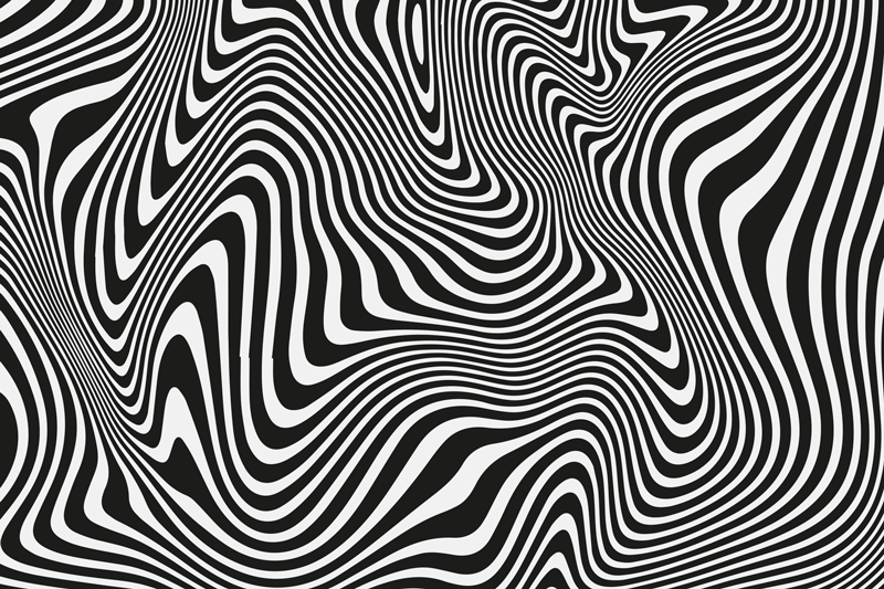 3d-efektiviivat pöytätabletti moderni - Tenstickers