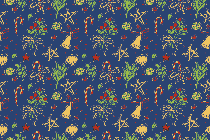 Jouluinen pöytätabletti jouluhenkiseen kattaukseen - Tenstickers