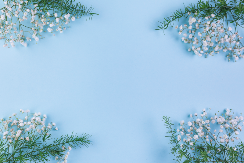 Alkuperäinen pöytätabletti kukkakoristeilla - Tenstickers