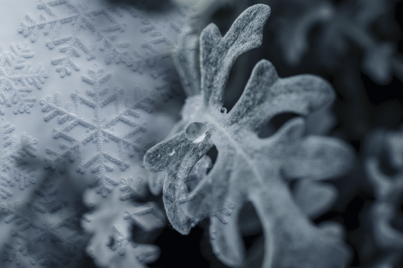 Elegantti lumihiutalekuvio pöytätabletti - Tenstickers